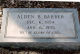 Headstone - Barber, Alden Burt